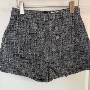 Lovers & Friends Tweed Mini Skort/Shorts
